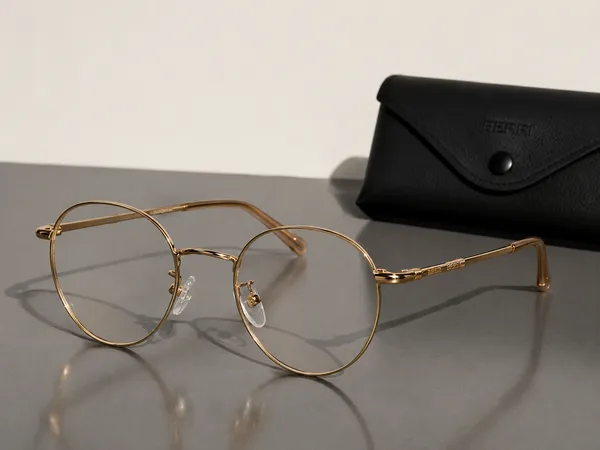 Berri_Titanium_Gold_Small_Size_Optical_Frame__For__Women