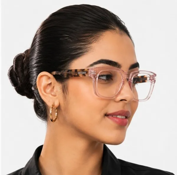 Pink_Tr_90_Studio_Soft_Square_Optical_Frame_For_Women_With_Bule_Cut_Glasses