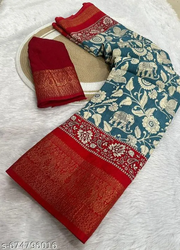 Maroon_&_Green_Premium_Dola_Silk_Saree_With_Running_Blouse_For_Women