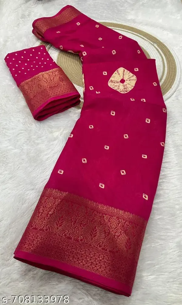 Maroon_Premium_Dola_Silk_Saree_With_Running_Blouse_For_Women