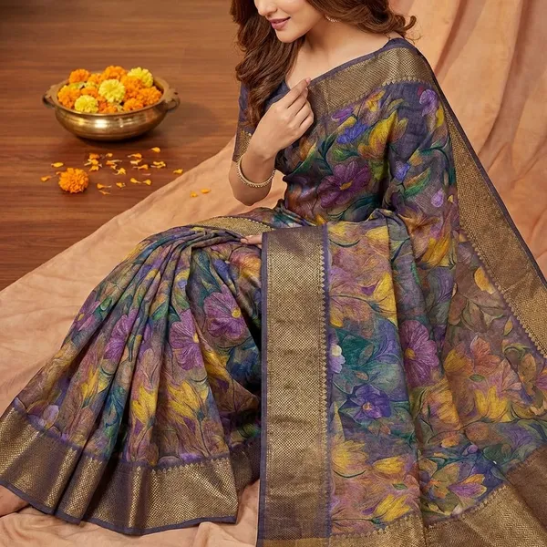 Multicolor_Premium_Dola_Silk_Saree_With_Running_Blouse_For_Women