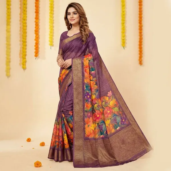 Multicolor_Premium_Dola_Silk_Saree_With_Running_Blouse_For_Women