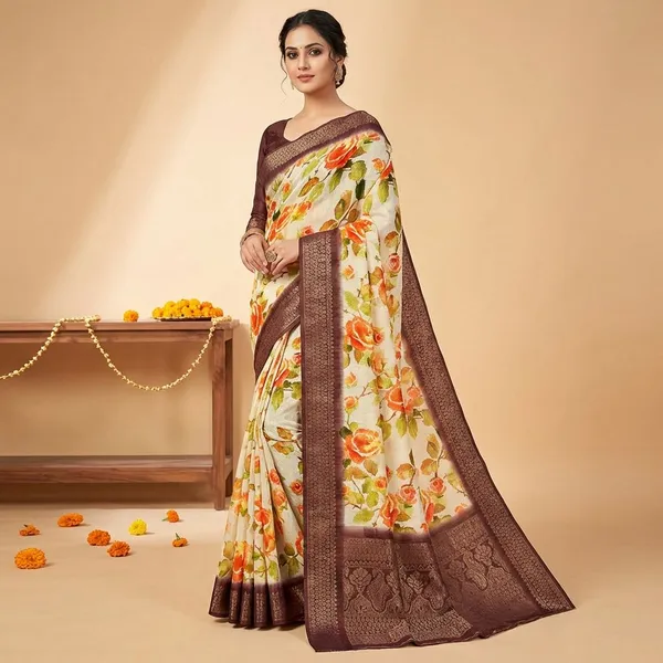 Multicolor_Premium_Dola_Silk_Saree_With_Running_Blouse_For_Women