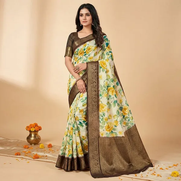Multicolor_Premium_Dola_Silk_Saree_With_Running_Blouse_For_Women