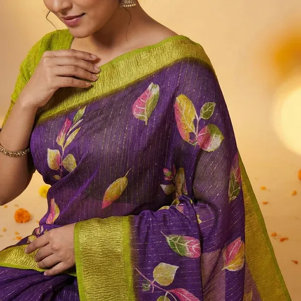 Blue_&_Green_Premium_Dola_Silk_Saree_With_Running_Blouse_For_Women