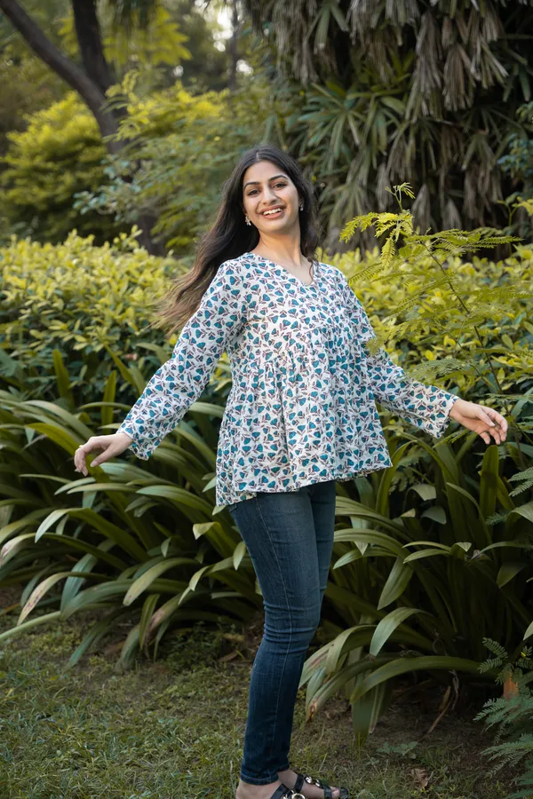 White_Cotton_Floral_Top_For_Women