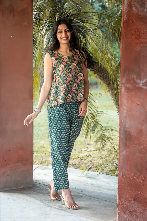 Green_Cotton_Floral_Kantha_Co-Ord_Set_For_Women