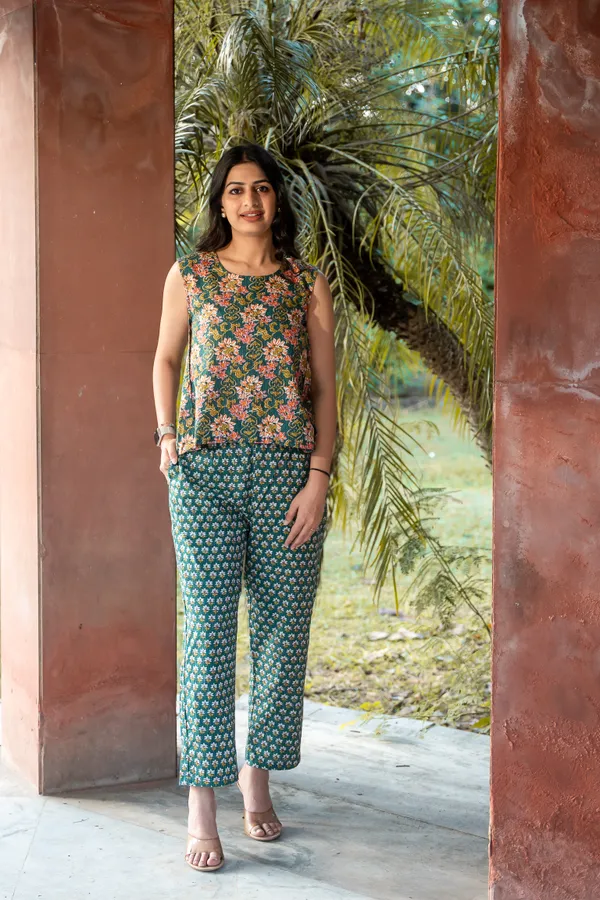Green_Cotton_Floral_Kantha_Co-Ord_Set_For_Women