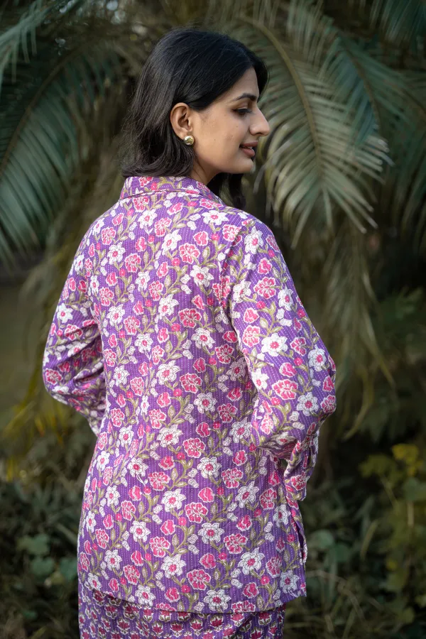 Purple_Cotton_Floral_Kantha_Co-Ord_Set_For_Women