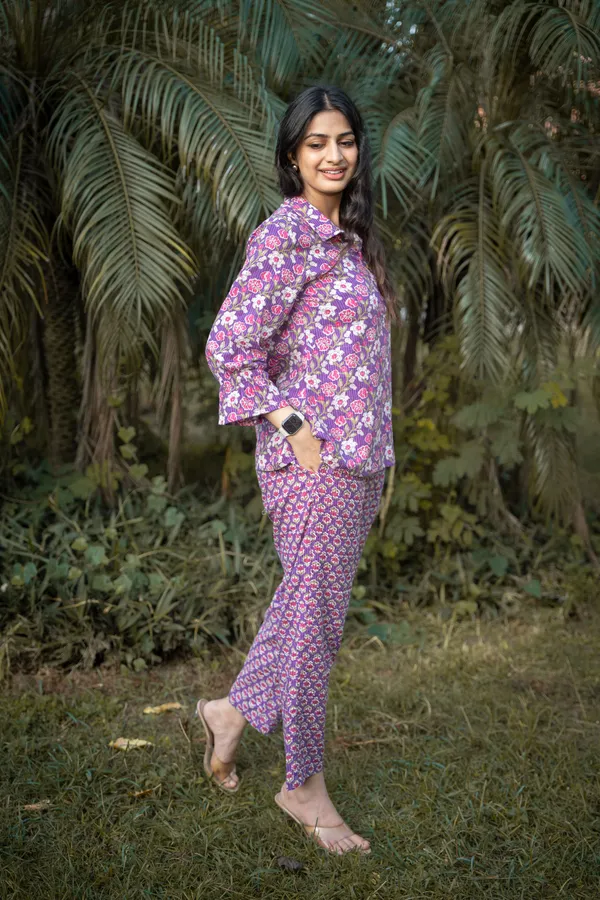 Purple_Cotton_Floral_Kantha_Co-Ord_Set_For_Women