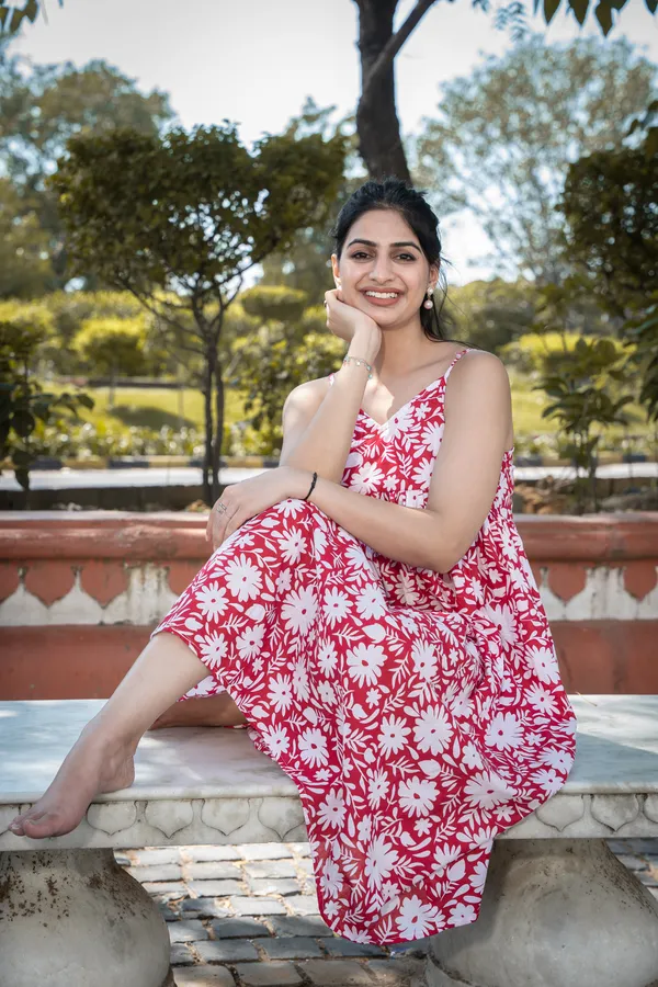 Red_Cotton_Floral_Dress_For_Women