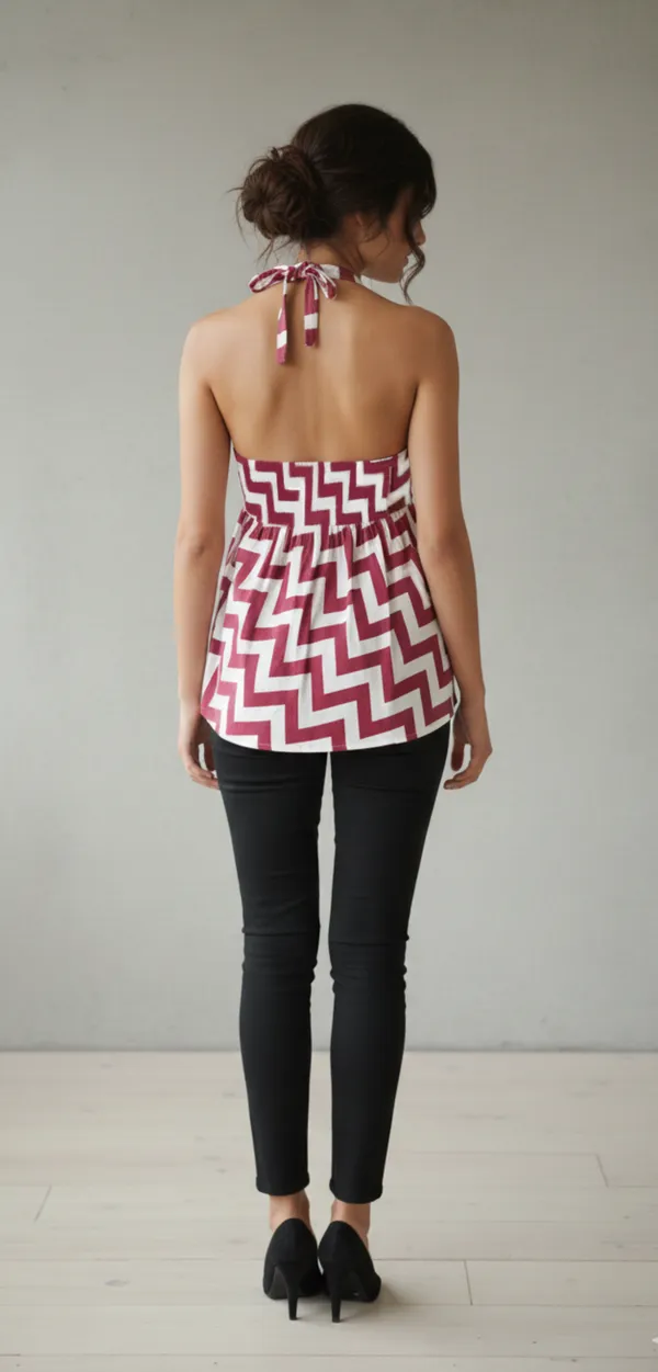 Wine_Cotton_Zigzag_Top_For_Women