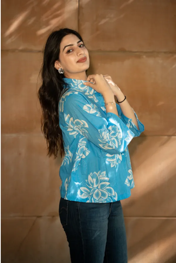 Wine_And_Blue_Cotton_Floral_Top_For_Women_(Pack_Of_2)