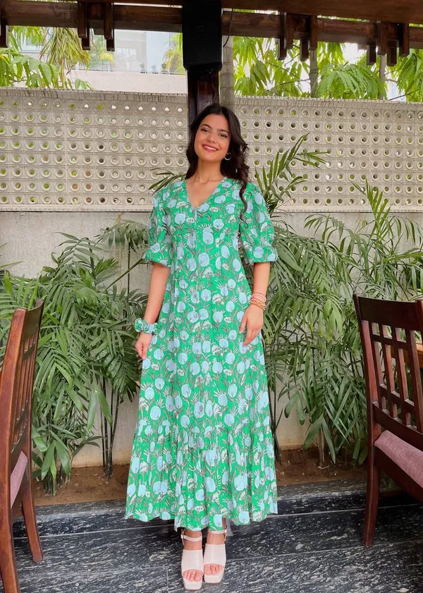 Teal_Rayon_Printed_Maxi_Dress_For_Women