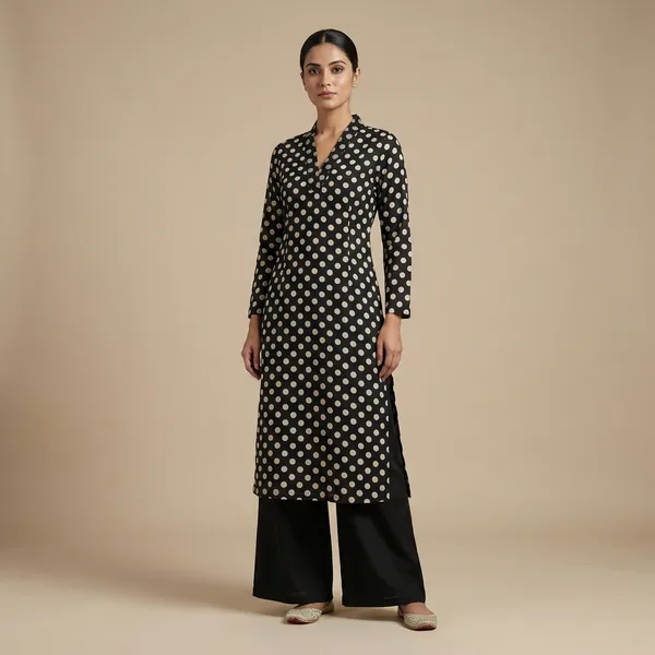 Black_Cotton_A-line_Palazzo_2_Pc_Kurti_Sets_For_Women