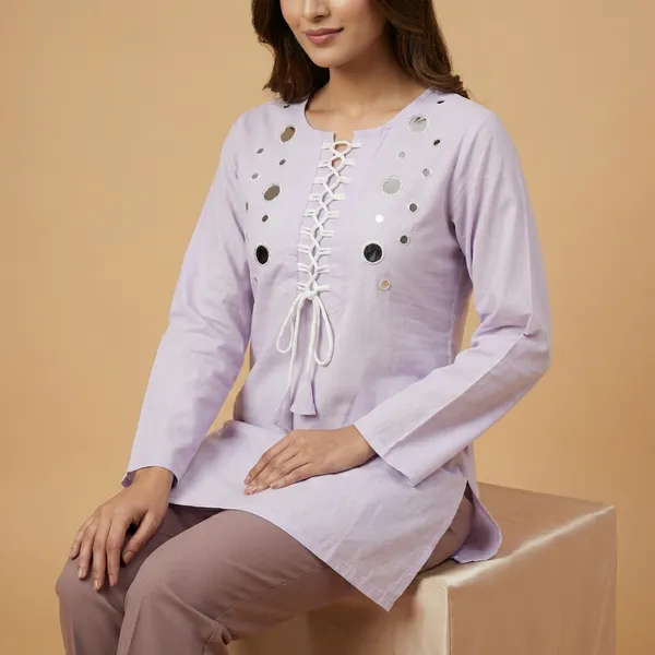 Lavender_Mul_Cotton_Tunic_Top_For_Women