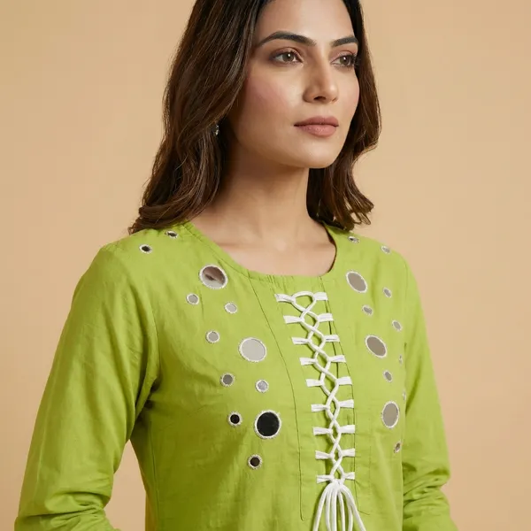 Lime_Green_Mul_Cotton_Tunic_Top_For_Women