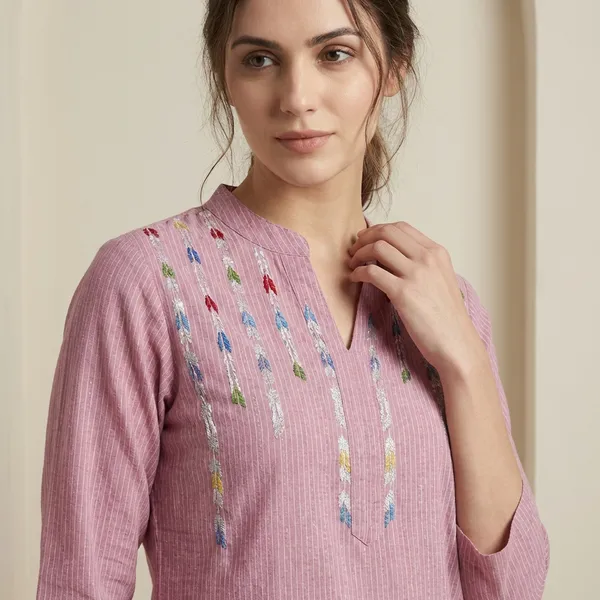 Dusty_Purple_Mul_Cotton_Striped_Tunic_Top_For_Women