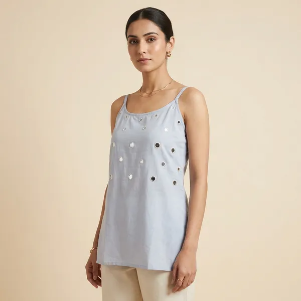 Off-White_And_Greyish_Mul_Cotton_Premium_Spaghetti_Top_For_Women