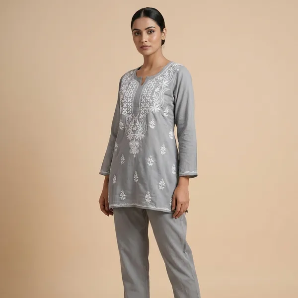 Grey_Mul_Cotton_Chikankari_Top_For_Women
