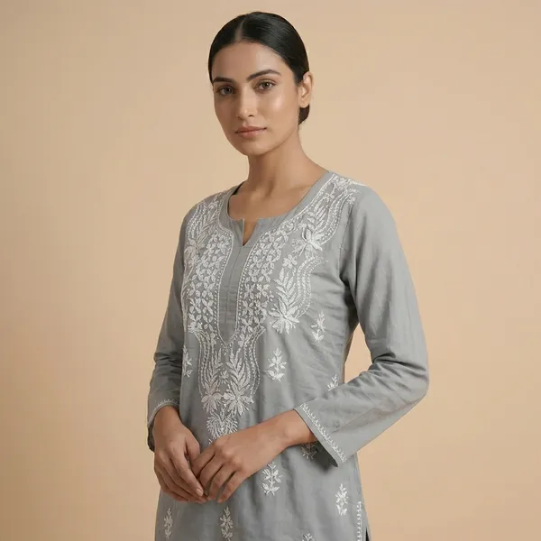 Grey_Mul_Cotton_Chikankari_Top_For_Women