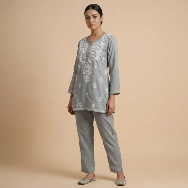 Grey_Mul_Cotton_Chikankari_Top_For_Women