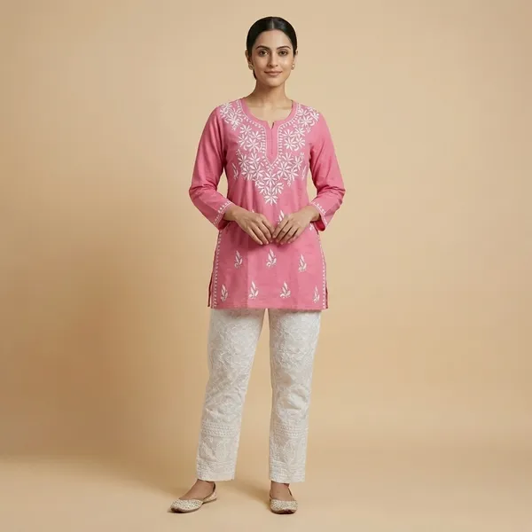Pink_Mul_Cotton_Chikankari_Top_For_Women
