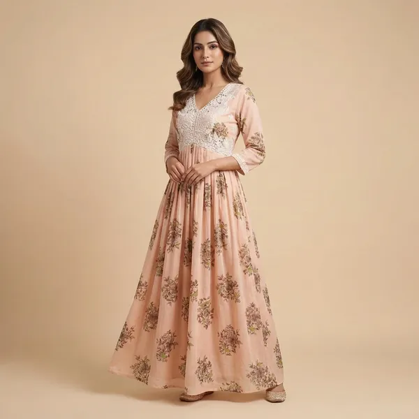 Peach_Mul_Cotton_Anarkali_For_Women