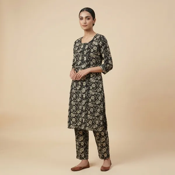 Deep_Black_Mul_Cotton_Premium_Floral_Kurti_For_Women