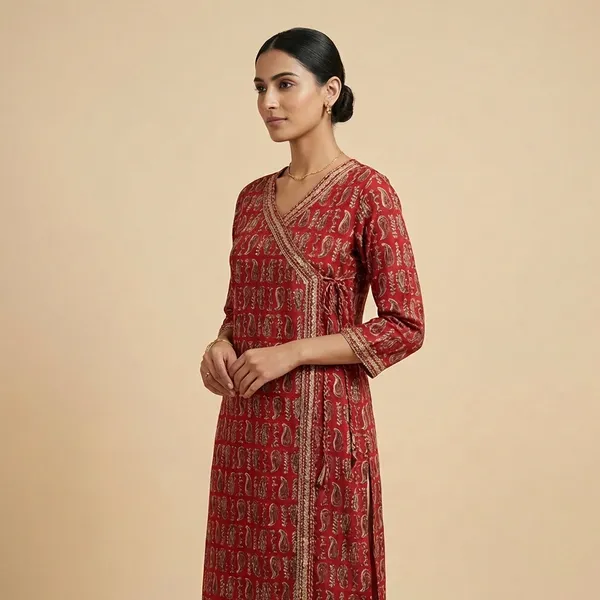 Maroon_Mul_Cotton_Premium_Geometric_Kurti_For_Women
