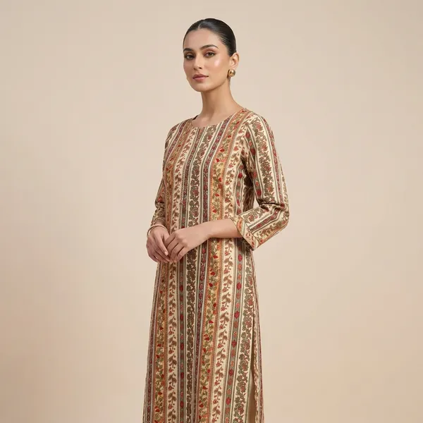 Mustard_And_Yellow_Mul_Cotton_Premium_Printed_Kurti_For_Women