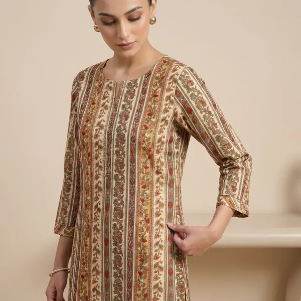 Mustard_And_Yellow_Mul_Cotton_Premium_Printed_Kurti_For_Women