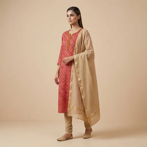 Off-White_Mul_Cotton_Premium_Floral_Kurti_For_Women