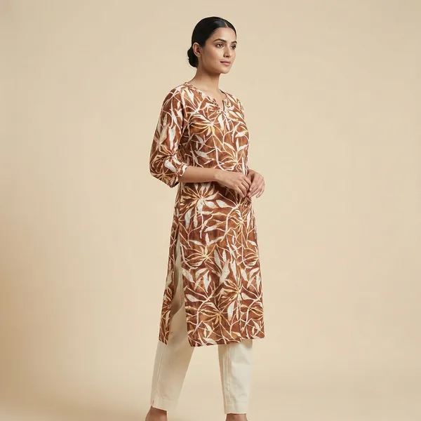 Maroon_Mul_Cotton_Premium_Geometric_Kurti_For_Women