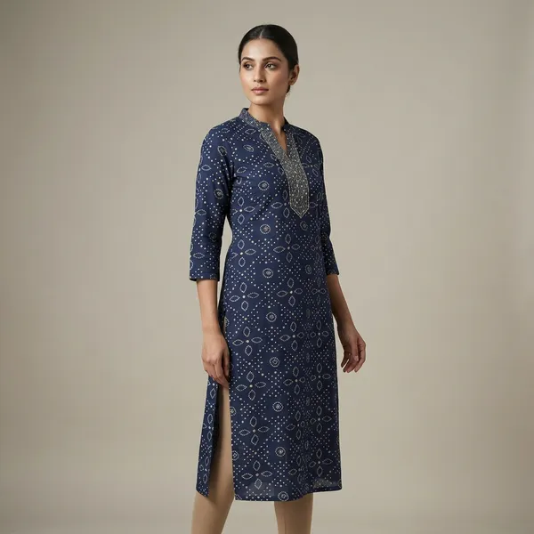 Blue_Mul_Cotton_Premium_Floral_Kurti_For_Women