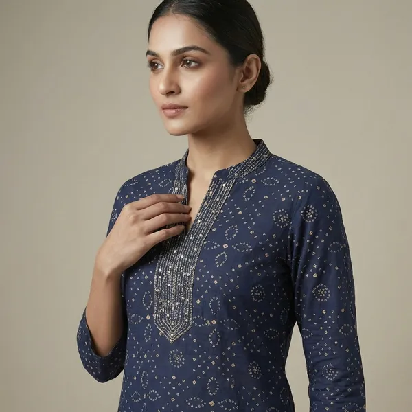 Blue_Mul_Cotton_Premium_Floral_Kurti_For_Women