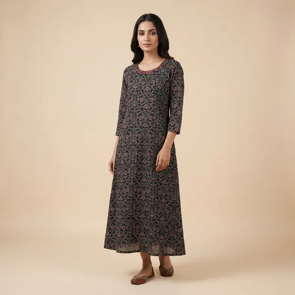 Black_Mul_Cotton_Premium_Floral_Kurti_For_Women