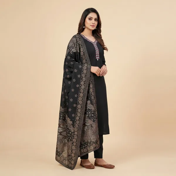 Black_Heavy_Dupatta_3Pc_Suit_Kurta_Set_For_Women