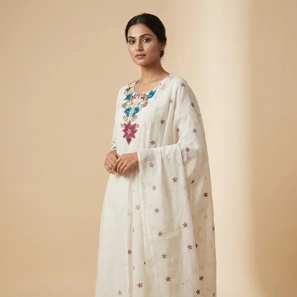 Off-White_Mulmul_Cotton_3Pc_Suit_Kurta_Set_For_Women