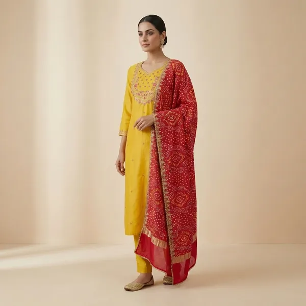 Bright_Yellow_Mulmul_Cotton_Ethnic_3Pc_Suit_Salwar_Kameez_Set_For_Women