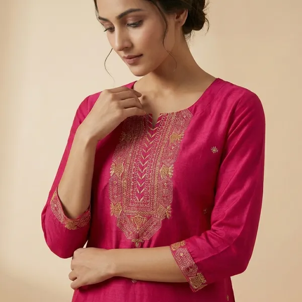 Pink_Mul_Cotton_Premium_Ikat_Kurti_For_Women