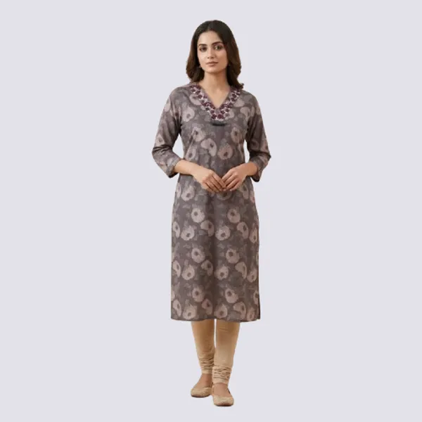 Grey_Mul_Cotton_Premium_Floral_Kurti_For_Women