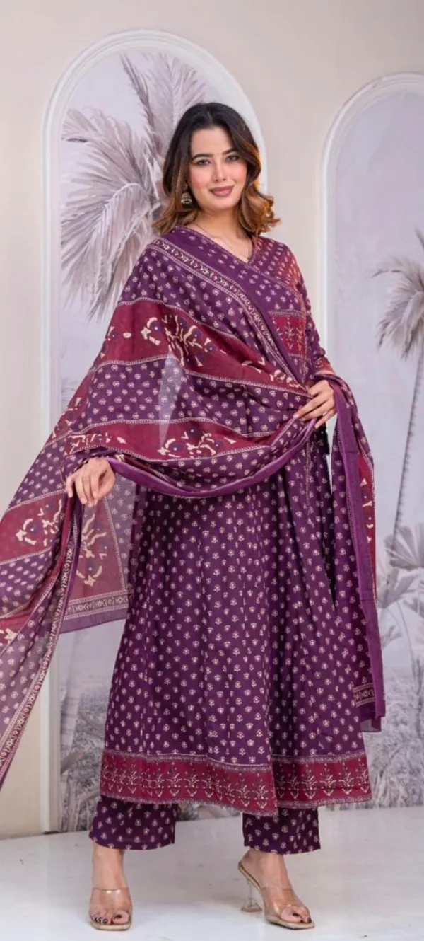 Multicolor_Cotton_Premium_Angrakha_Anarkali_3_Pc_Suits_For_Women