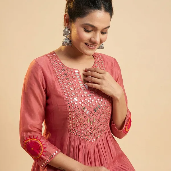Rose_Pink_Mull_chanderi_Premium_Anarkali_Dress_3_Pc_Suits_For_Women