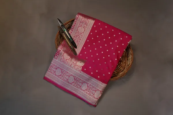 Pink_Banarasi_Silk_Zardozi_Work_Saree_For_Women