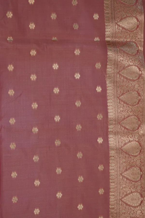Peach_Banarasi_Silk_Zardozi_Work_Saree_For_Women