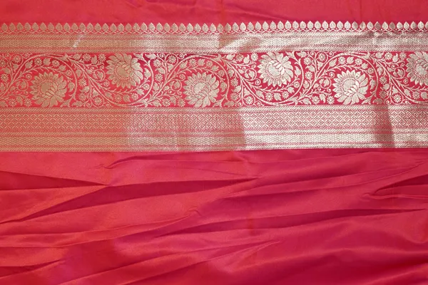 Red_Banarasi_Silk_Zardozi_Work_Saree_For_Women