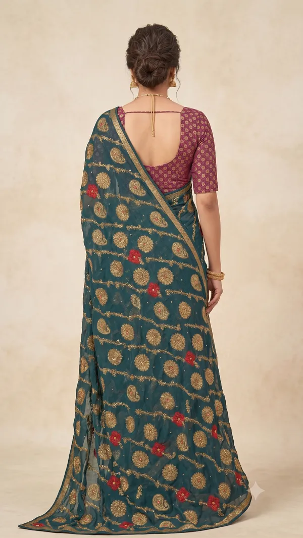 Blue_High_End_Designer_Chiffon_saree