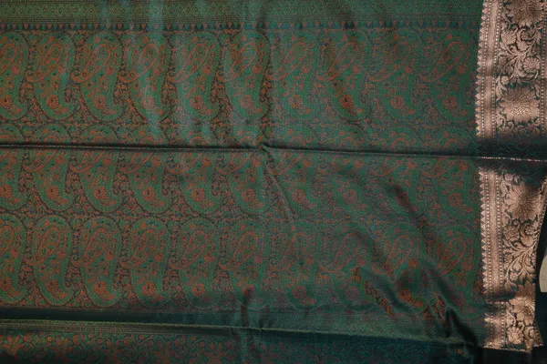 Green_Banarasi_Silk_Zardozi_Work_Saree_For_Women