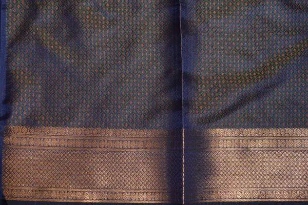 Bottle_Green_Banarasi_Silk_Zari_Work_Saree_For_Women